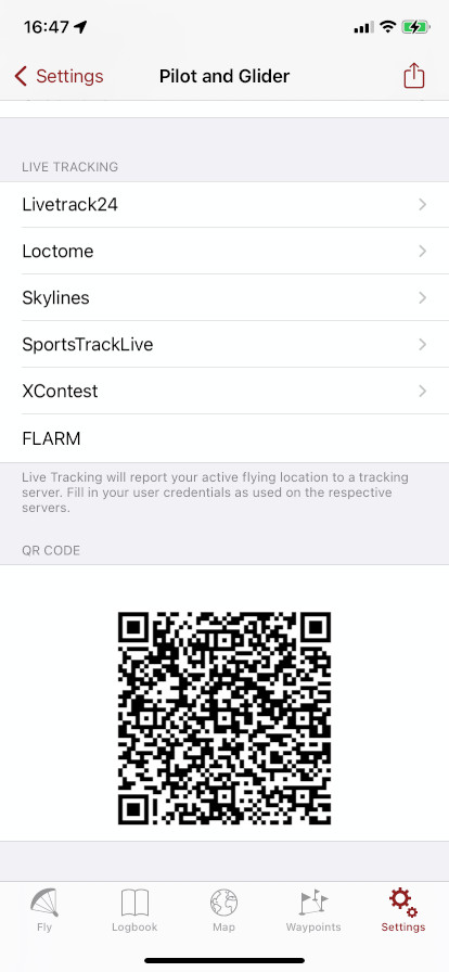Export tracking details